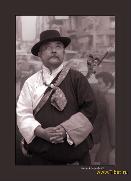 Tibet man in New York 